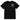 Front of Legendary USA black t-shirt with metallic gold eagle logo on left chest, made in USA