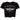 Front view of the Legendary USA Women’s Chill Out Biker Chick Shirt in black with white winged skull biker graphic, Made in USA