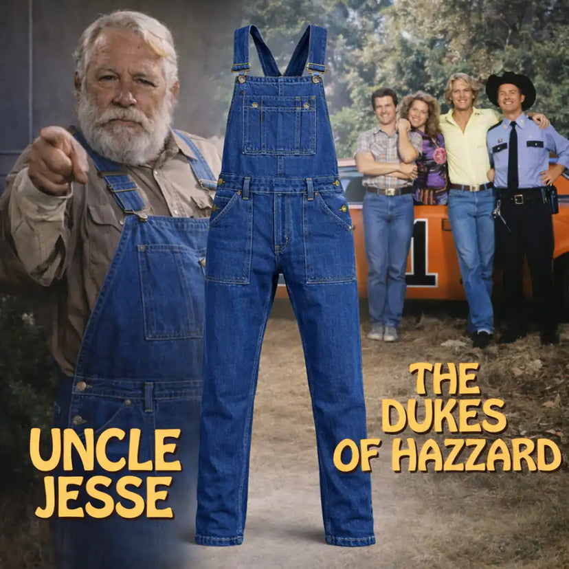 Legendary Lowlife 'Uncle Jesse' Lightweight Denim Overalls in denim