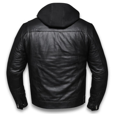 Additional product view of Men's Legendary lightweight leather motorcycle jacket