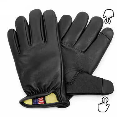 Primary view of Legendary short wrist deerskin gloves, shown on plain studio background