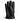 Construction detail of Legendary fleece lined deerskin fleece gloves, highlighting stitching and material grain