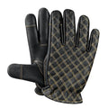 Legendary Gold Double-Diamond Stitched Deerskin Short Wrist Touchscreen Gloves