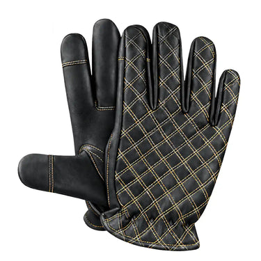 Main view of Legendary short wrist gold deerskin gloves, shown on plain studio background