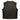 Construction detail of Legendary Lowlife cropped chocolate leather motorcycle vest