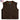 Legendary LowLife NOP Dark Chocolate Cropped Fitted Leather Club Style Motorcycle Vest