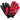 Legendary 'Spitfire' Black/Red Deerskin Short Wrist Touchscreen Motorcycle Gloves