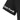 Close-up of sleeve showing Little Legends USA logo on black kids T-shirt, Made in USA
