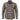 Legendary No Life Plaid Flannel Riding Shirt in grey, blue, and orange — men's front view