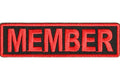 Member Patch Red