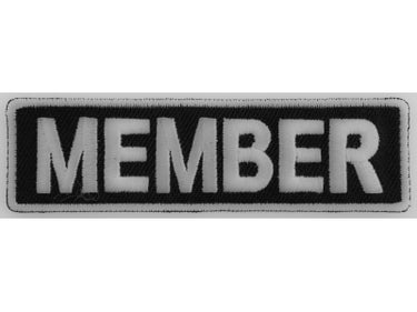 Member Patch White