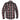 Men's Black and Red Flannel Shirt by DERRINGER Flannel Co. in black flannel