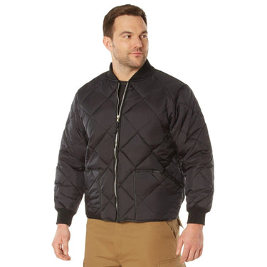 Mens Diamond Nylon Quilted Flight Jacket by Rothco - Legendary USA