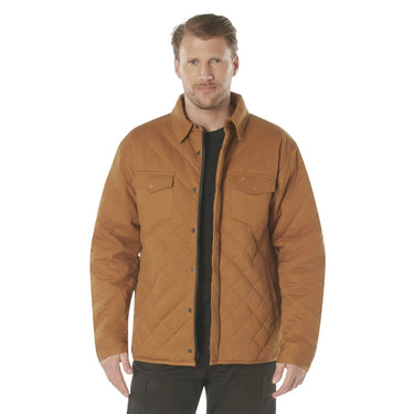 Mens Diamond Quilted Cotton Jacket by Rothco - Legendary USA