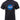 Front-facing view of Mens NASA Meatball Logo Black T-Shirt, shown on plain studio background