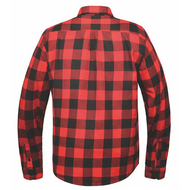 Men's Red and Black Flannel Shirt by DERRINGER Flannel Co. in black flannel — view 2 of 3