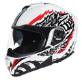 Daytona Glide Modular Motorcycle Helmet - Bluetooth Ready, Dual Visor - Phoenix | DOT Approved