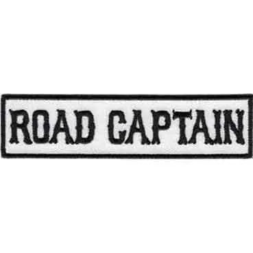 Motorcycle Club White Road Captain Patch - Legendary USA