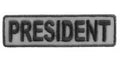 President Patch 3.5 Inch Reflective