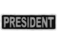 President Patch - White