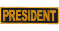 President Patch 3.5 Inch Yellow