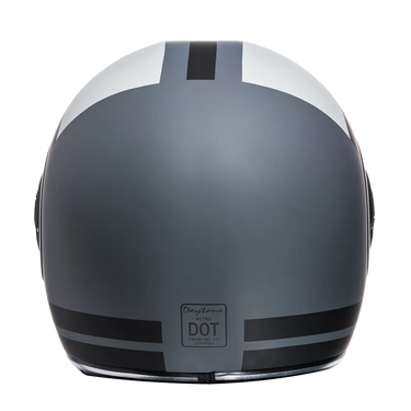 Daytona Retro Full Face Motorcycle Helmet: Vintage Style - Racer | DOT Approved