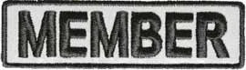 REFLECTIVE Motorcycle Club Member Patch - Legendary USA
