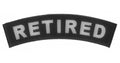 Retired Medium Size Rocker Patch