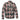 Rider's Plaid Mens Black & Red Armored Flannel in black flannel, a riding flannel