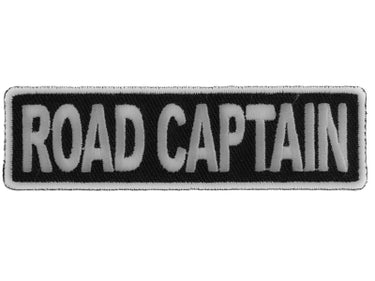 Road Captain Patch White