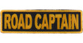 Road Captain Patch 3.5 Inch Yellow