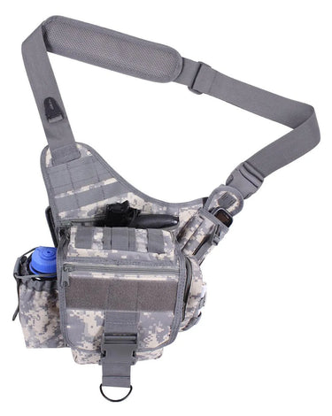 Rear view of Rothco Advanced Tactical Bag, with additional view from another angle