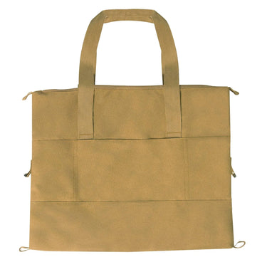 Rear angle of Rothco convertible cooler bag, showing detailed construction features