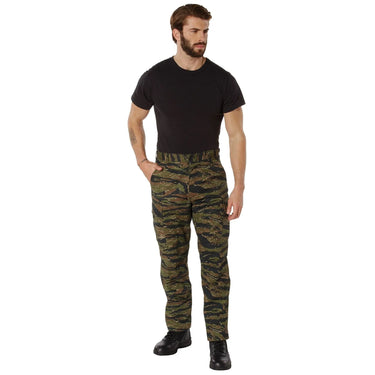 Main product view of Men's Rothco camo camouflage tactical pants, displayed flat for product detail