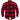 Front-facing shot of Men's Rothco quilt lined red shirt, with brand detailing visible