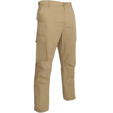 Lifestyle view of Rothco Mens Rip-Stop Tactical BDU Pants, showing rear panel detail
