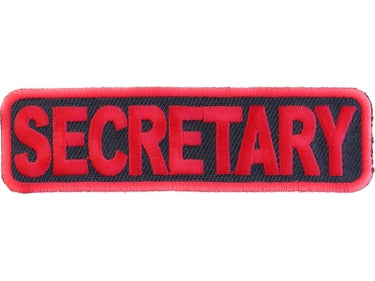 Secretary Patch Red