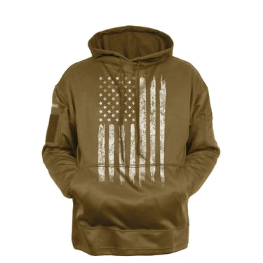 Lifestyle view of Rothco concealed carry hoodie, with additional view from another angle