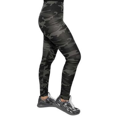 Back view of Rothco women's camo camouflage tactical gear, showing rear panel detail
