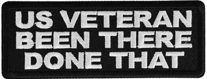 US Veteran Been There Done That Patch