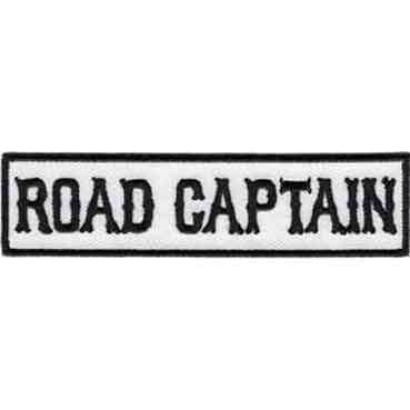 Motorcycle Club White Road Captain Patch