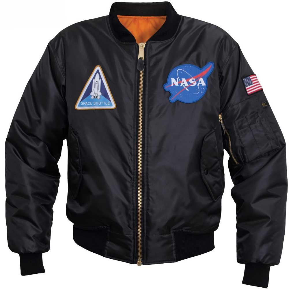 NASA GENUINE MA-1 popular FLIGHT JACKET