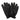 Front view of Legendary Bad Billy black goatskin short wrist gloves
