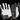 ILLEST DOZER White Outseam Gloves from Legendary USA