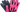 Spitfire Black/Neon Pink Gloves from Legendary USA