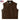 BECK 501 chestnut horsehide leather motorcycle vest front view, premium horsehide biker riding vest