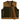 Tobacco brown LowLife cropped club style leather motorcycle vest with concealed carry pockets, made in USA