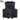 Western style leather motorcycle vest with buffalo nickel snaps and traditional yoke panel design