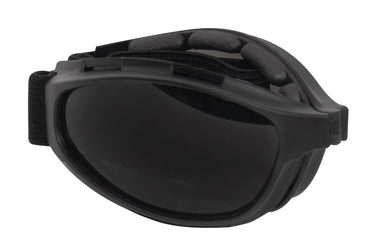 Rothco Collapsible Tactical Goggles folded in half - Legendary USA