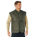 Size: Large Nylon Quilted Woobie Vest - Olive Drab Final Sale Ships Same Day B1